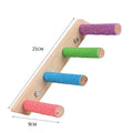 Teeth Grinding Pole Stand Toy Interactive Bird Accessories 6 8Step Qme A1