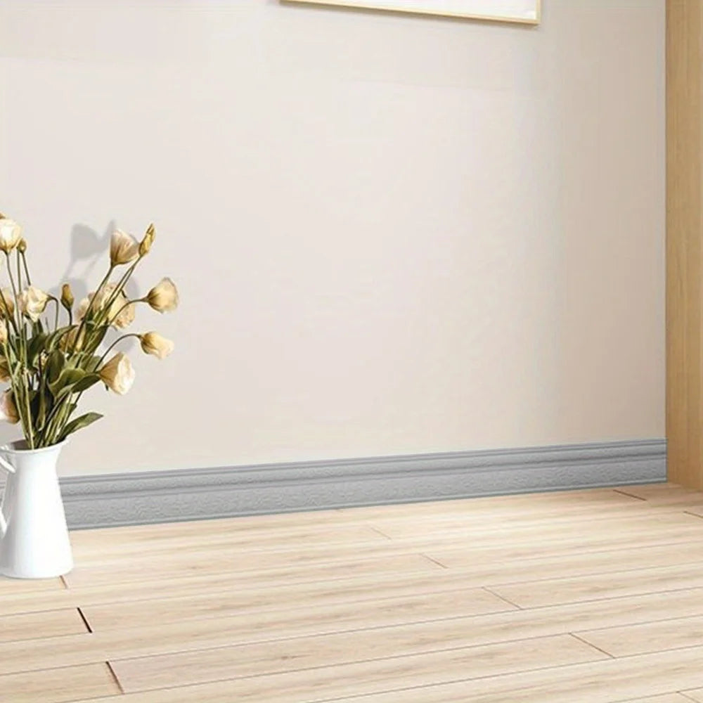 3D Self-adhesive Foam Wall Trim Strip Door Frame Edge Corner Accent Qme