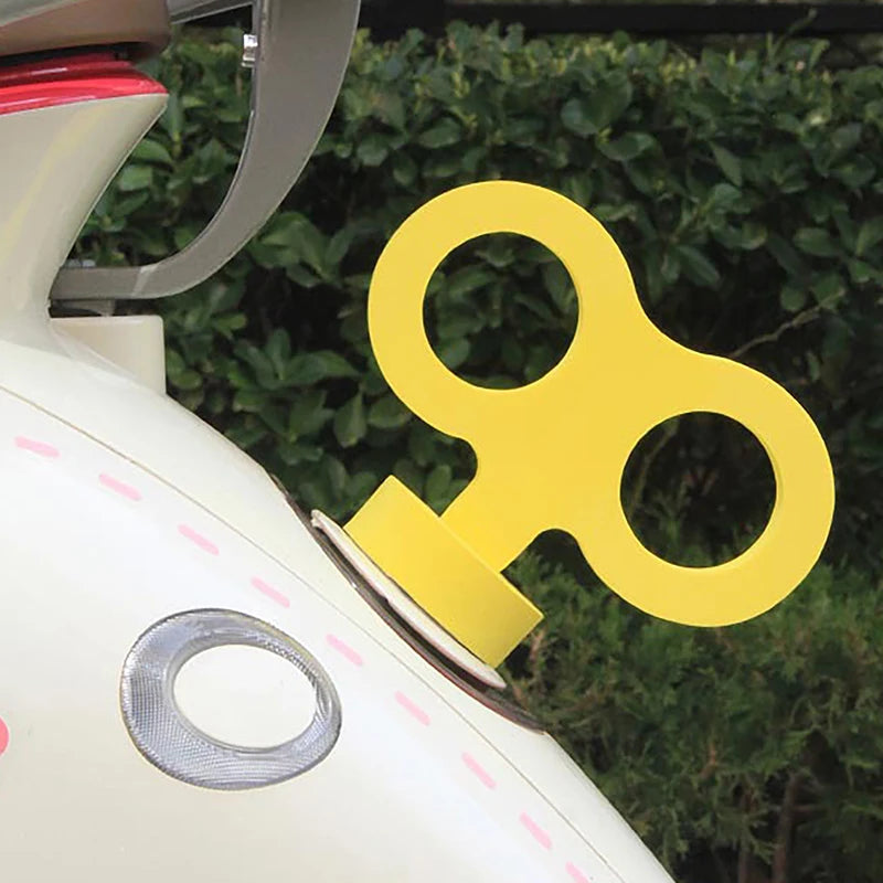 Car Styling Rear View Clockwork Decorating Accessories Roof Ornament Qme Yellow