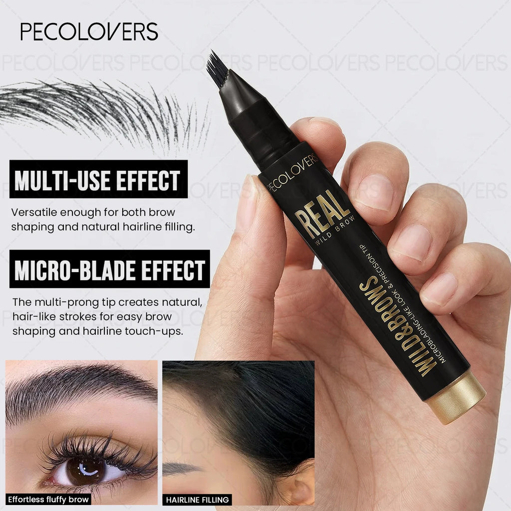 1PC Multi Fork Eyebrow Pencil, Multi-color Selection, Filling The Gap in The Eyebrow Area, with Distinct Eyebrows At Every Root Qme
