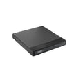 Slim USB 3.0 Dvd Burner, Dvd Portatil, External DVD Writer, Drive Burner, Reader Player, Optical Drives for Laptop PC Qme with card black