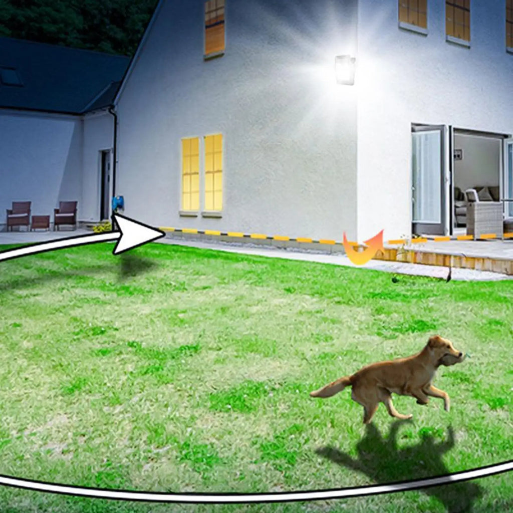 Clip Solar Lights Motion Sensor Portable Survival Lighting LED Fence Qme