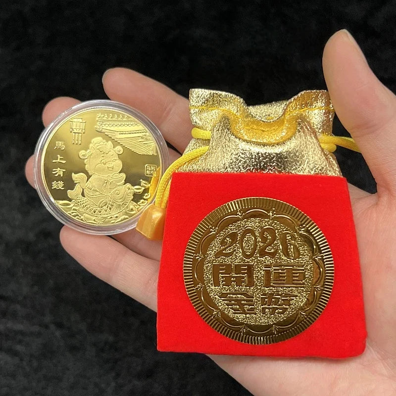 2026 Year Horse Lucky Zodiac Medal Event Souvenir Metal Craft Qme A12