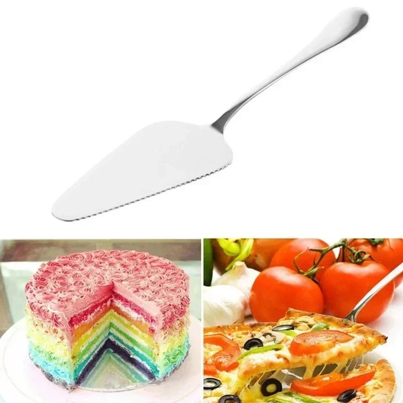 Kitchen Tools Stainless Steel Cake Shovel Knife Pie Pizza Cheese Qme