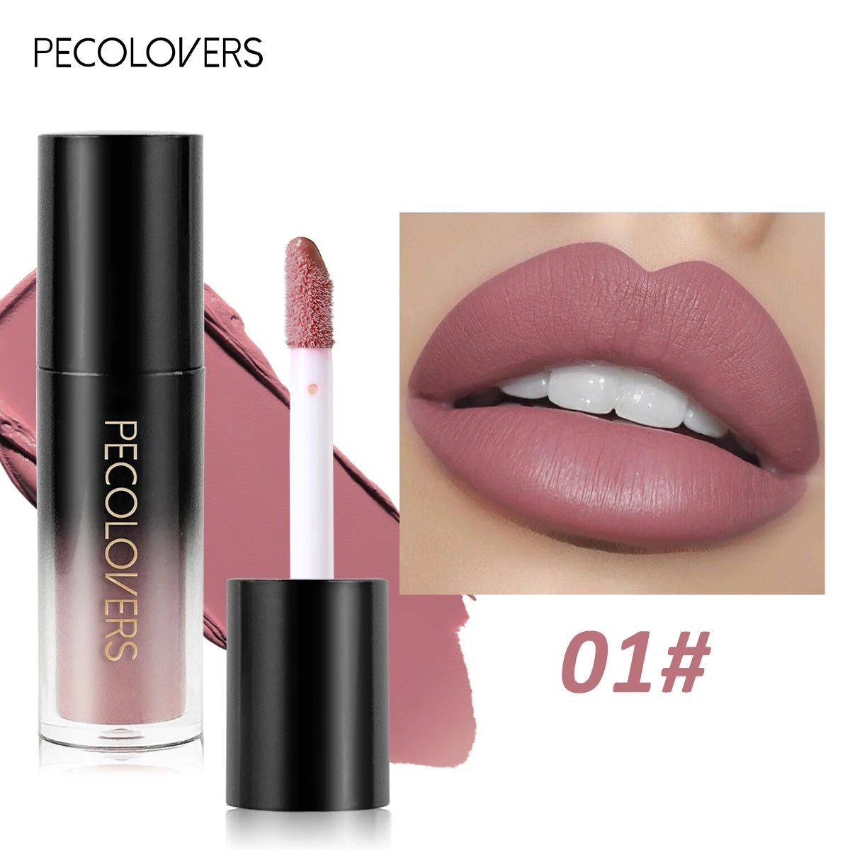 Multiple Colors Matte Velvet Lip Gloss Waterproof Long-lasting