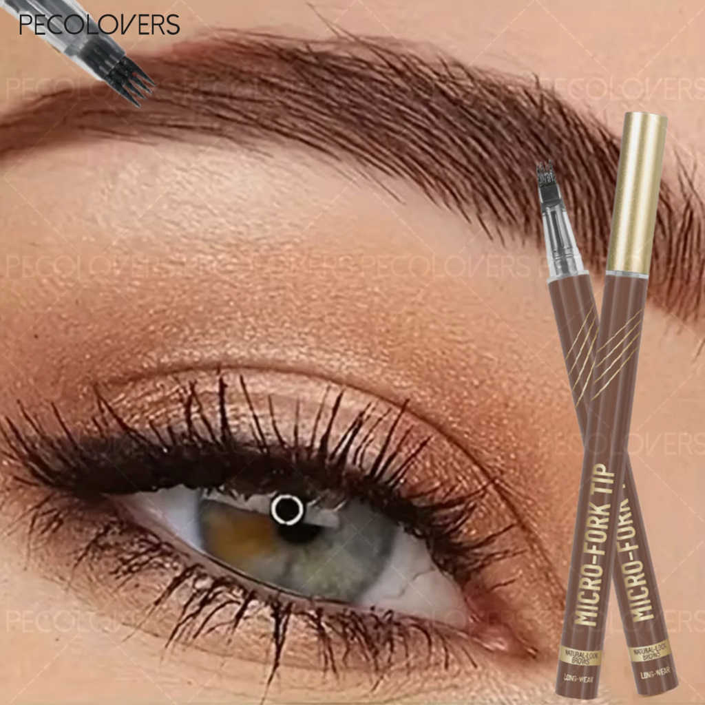 Fast-drying Liquid Eyebrow Pencil Four-pronged Design Defined Brows Qme