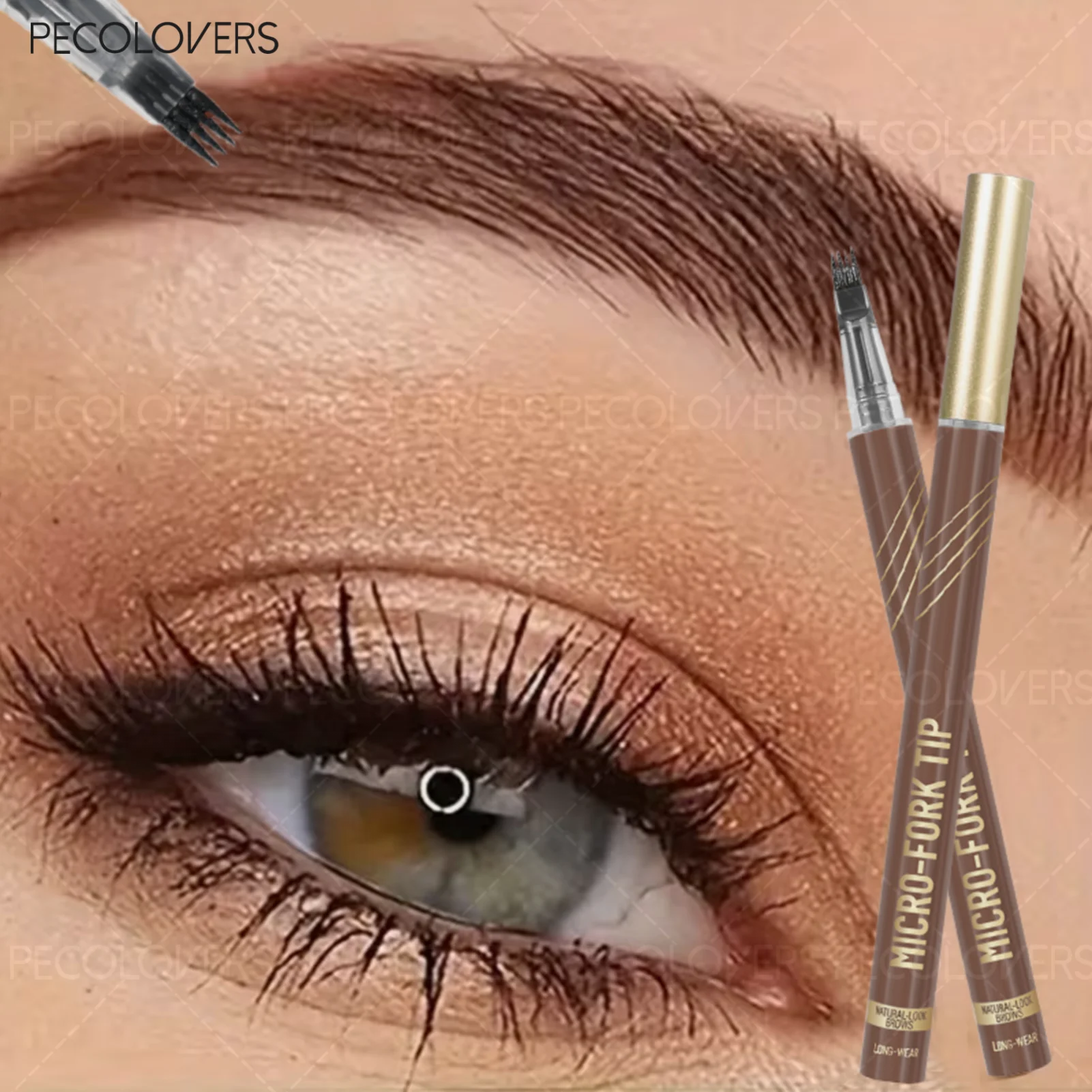 Fast-drying Liquid Eyebrow Pencil Four-pronged Design Defined Brows Qme