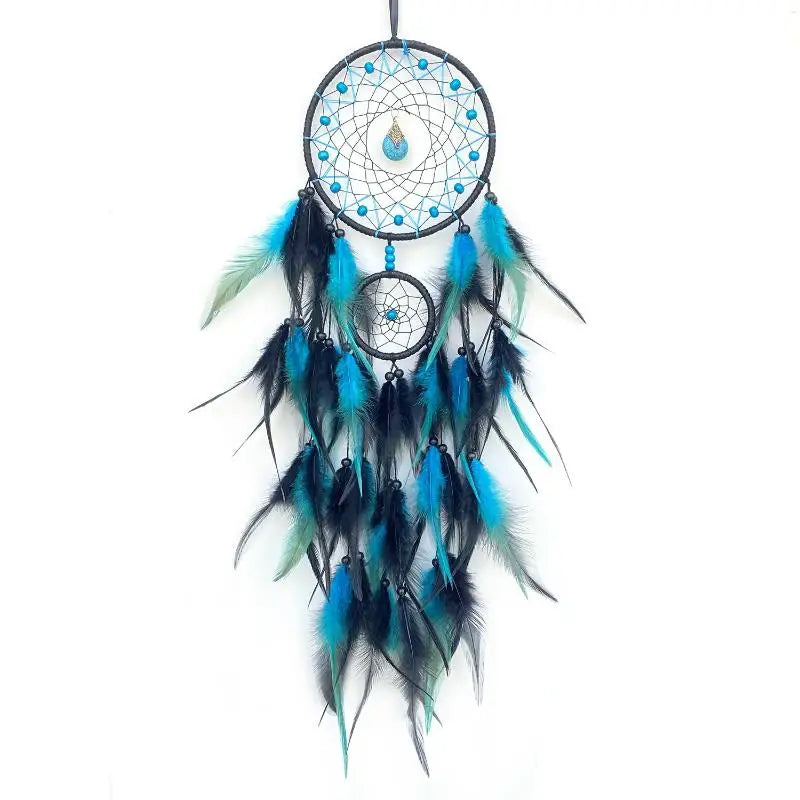 Adorned Artificial Feathers Crystals Exquisite Wall Decoration Qme A1
