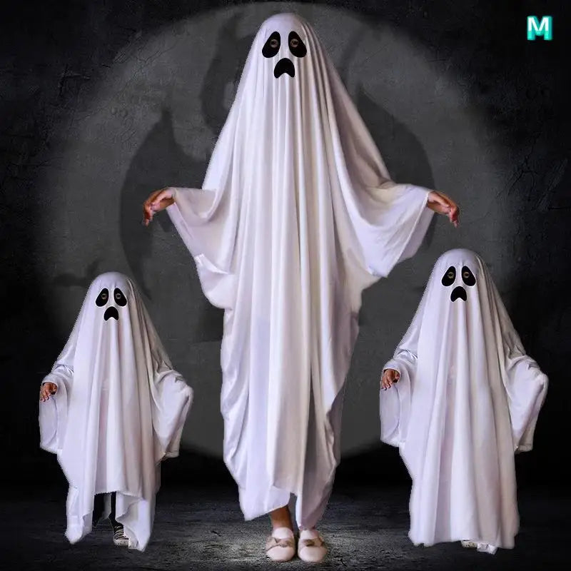 Halloween Costume Soft Breathable Fabric Easy Wear Cute Prints For Adults Kids Halloween Parties Qme M C