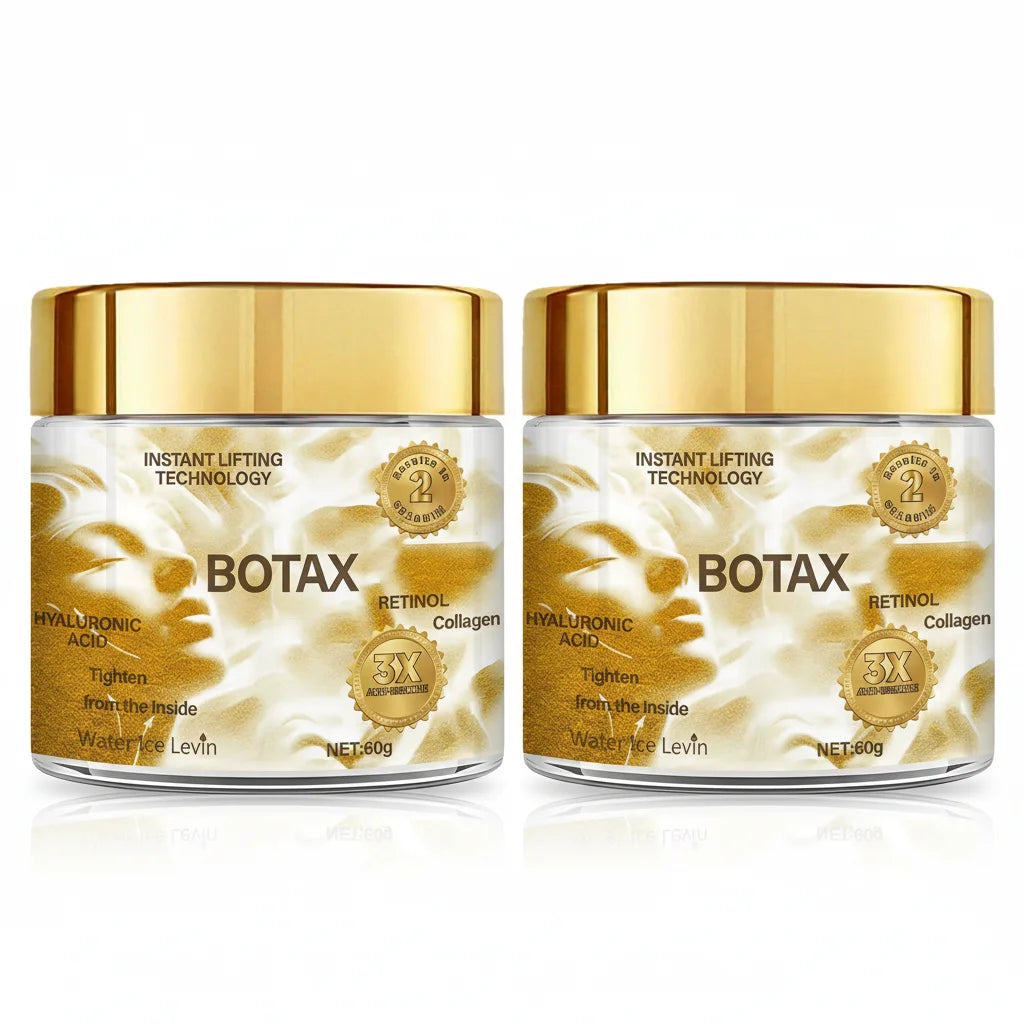 BOTAX Instant Lifting Face Cream with Hyaluronic Acid, Retinol & Collagen for Deep Hydration & Anti-Aging, All Skin Types. Qme GOLD 60g