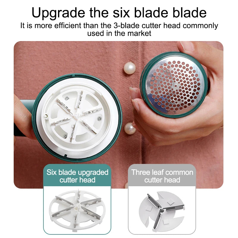 Electric Lint Remover Rechargeable for Clothing Fuzz Remover Sweater Shaver Coat Hair Ball Trimmer Plush Clothing Razor Remover Qme