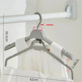 Dry Household Non-slip Hanger Suitable Hanging Clothes Bedroom Qme Gray