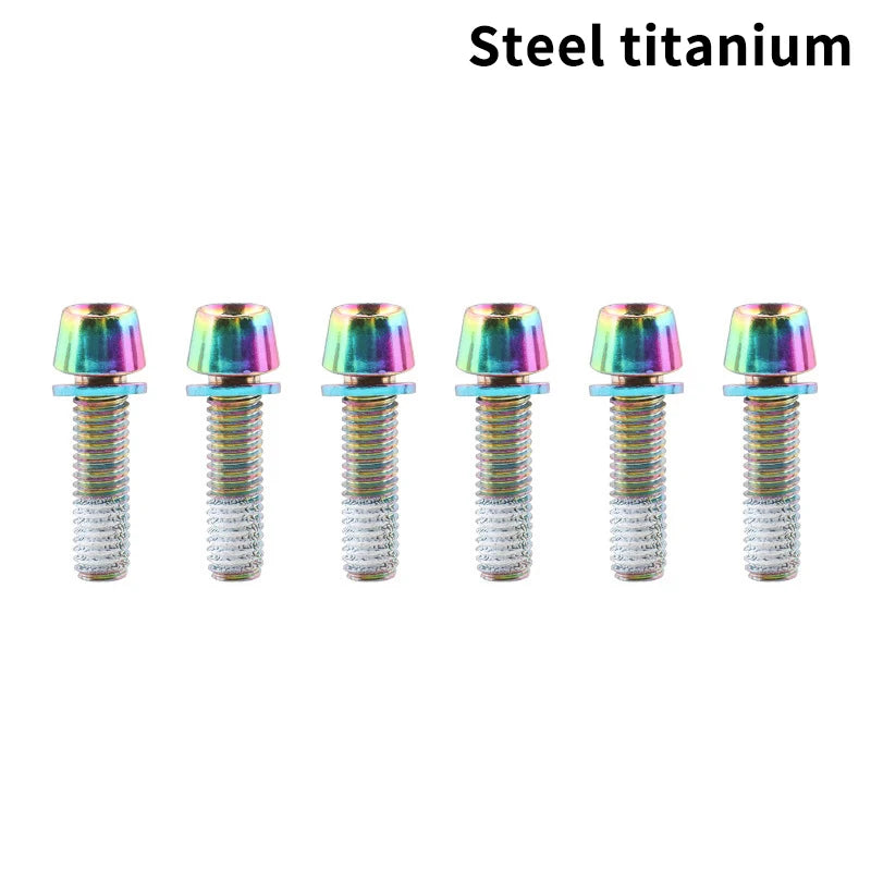 Mountain Bike Handle Screws M5x17mm Stem Bolts Road Bicycle Handlebar Qme A7