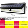 New 180LED Solar Wall Light 90LED Remote Control Wall Light 118 Outdoor Glare Lighting Sensor Light Super Waterproof Qme 90LED