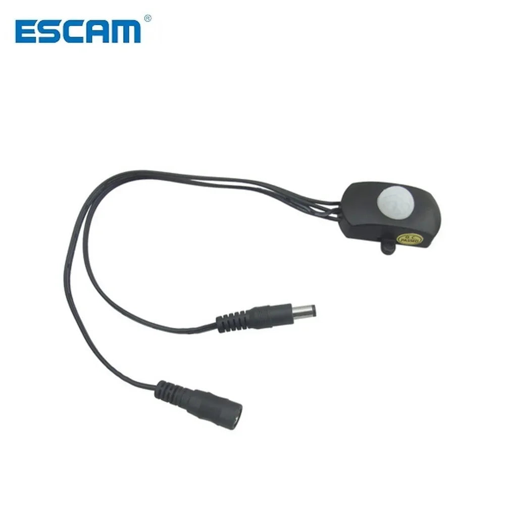 120 degree Mini Outdoor Adjustable Auto PIR Infrared Motion Sensor Detector For LED Light Strip Switch lighting DC 5-24V 5A Qme