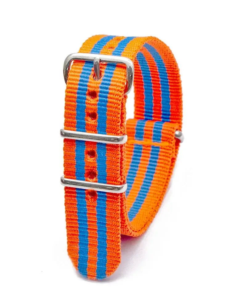 F Nylon Watch Band Watch Straps Replacement with Stainless Steel Buckle for Men and Women's Watch Band Replacing 18 20 22 24MM Qme