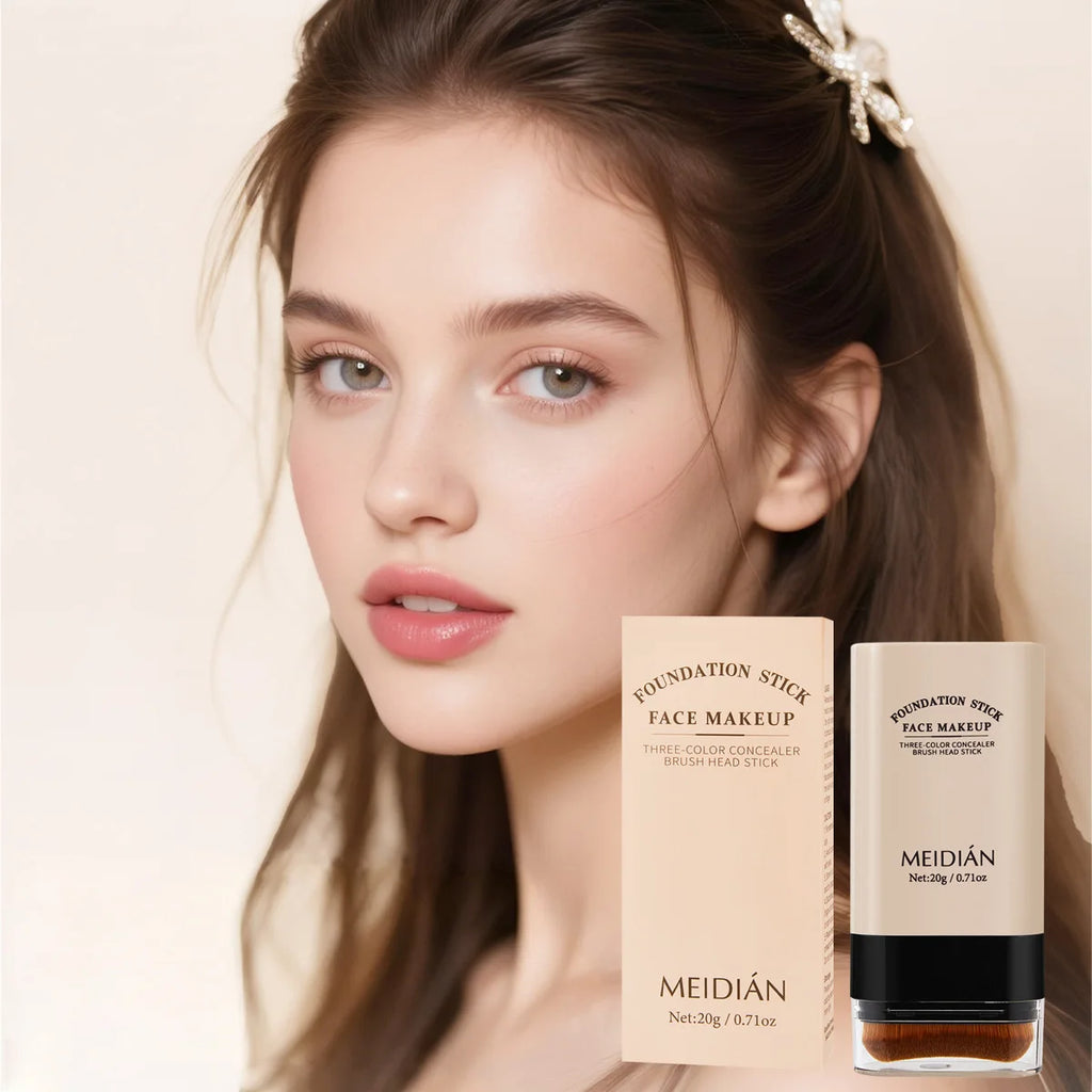 Foundation Make-up Stick Light Thin Moisturizing Delicate Qme