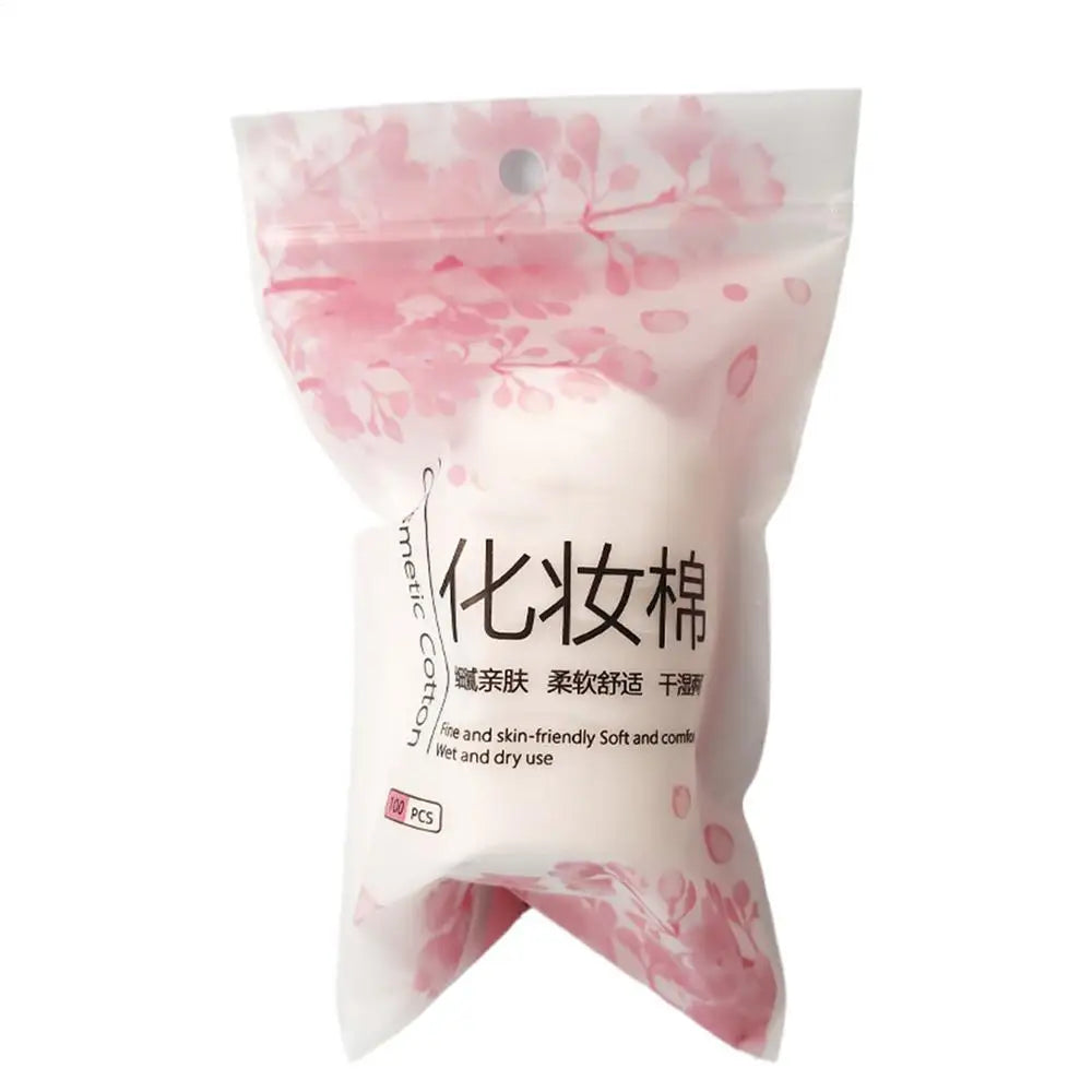White Rounds Facial Cotton Pads Makeup Remover Natural Soft Wipes Qme 01 China Mainland