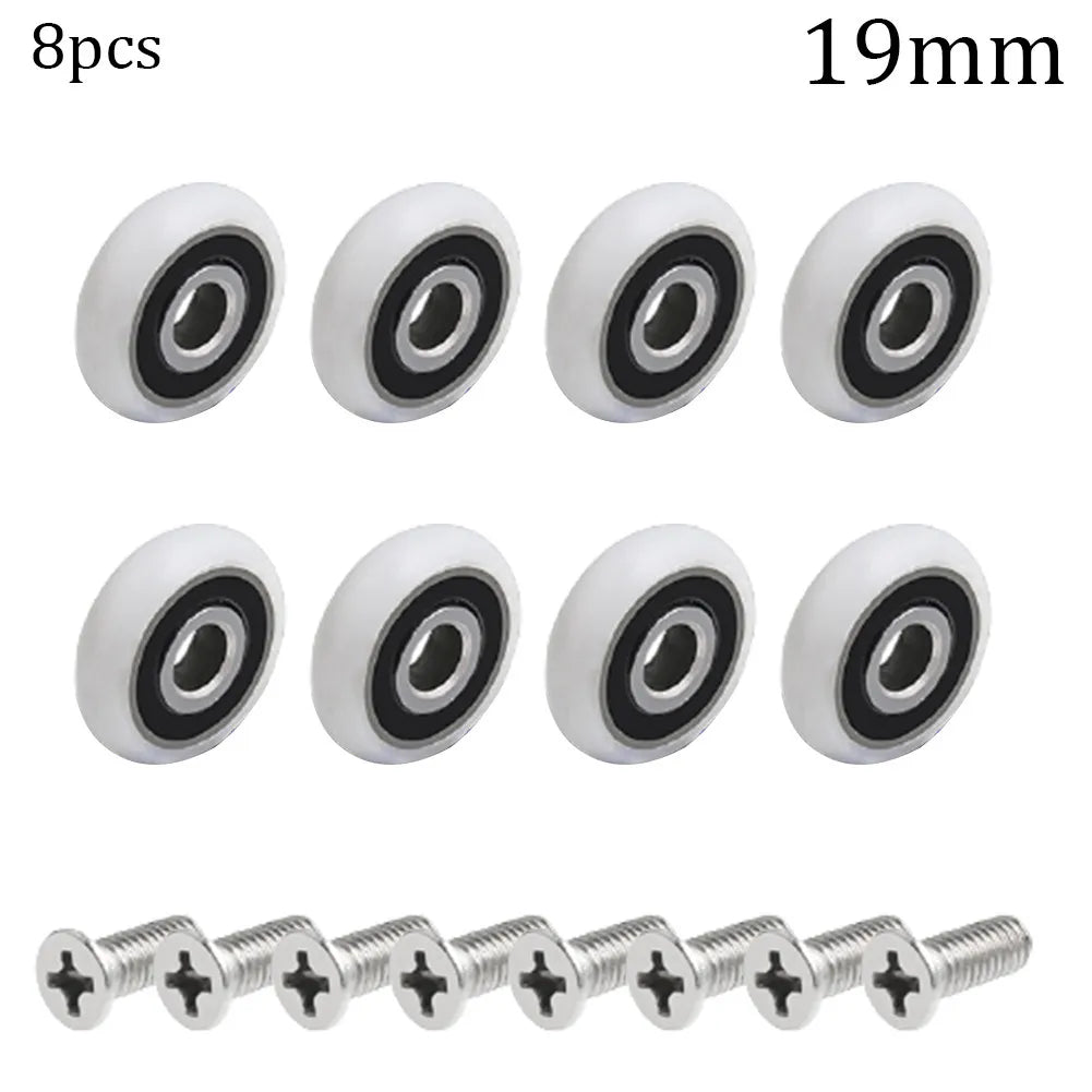Bath Cabinet Roller Wheel Shower Room Accessories Bearing 19 23 Qme 19mm