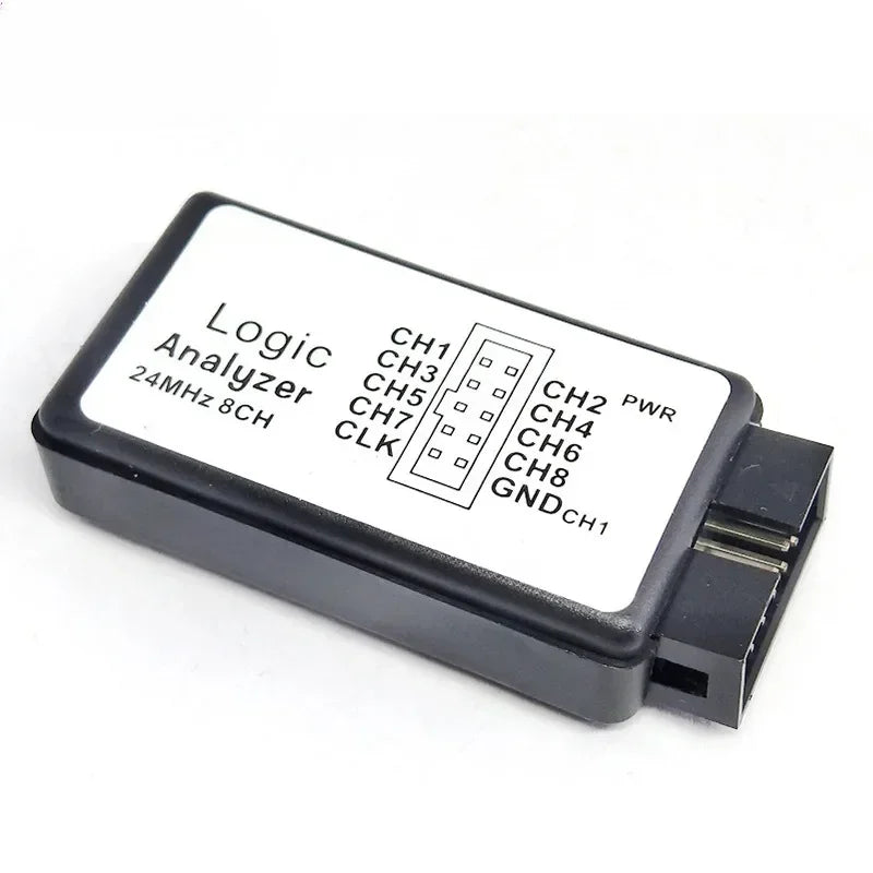 USB Logic Analyzer 8 Channels Can Gather at the Same Time for 24M 8CH Microcontroller ARM FPGA Signal Analyze and Debug Tool Qme