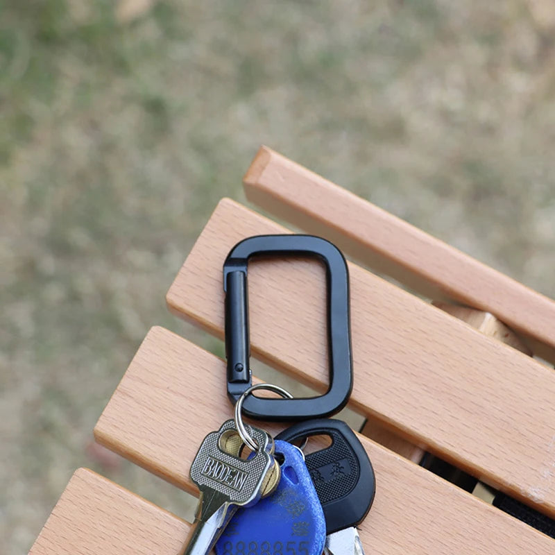 Square-ring Carabiner Buckles Spring Carabiners Snap Hooks Clip Qme