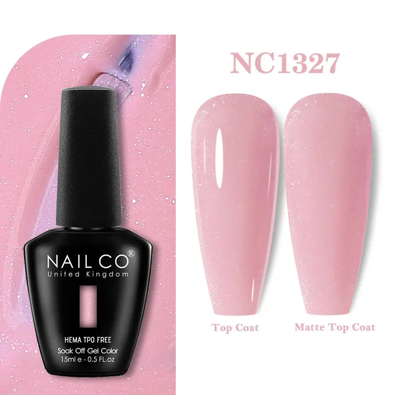 NAILCO Coat Base Gel Nail Polish Nails Art Semi Permanent Lacquer