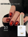 Magic Cat Eye Series Green Blue Purple Gel Nail Polish DIY Art Charm Qme 10