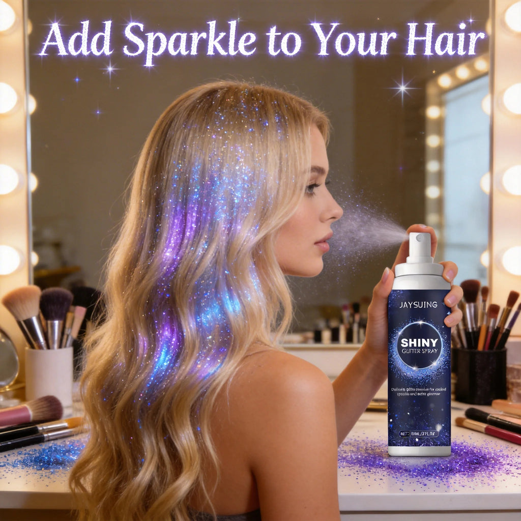 Body Glitter Spray Collarbone Clothes Hair Long Lasting Shimmer Qme