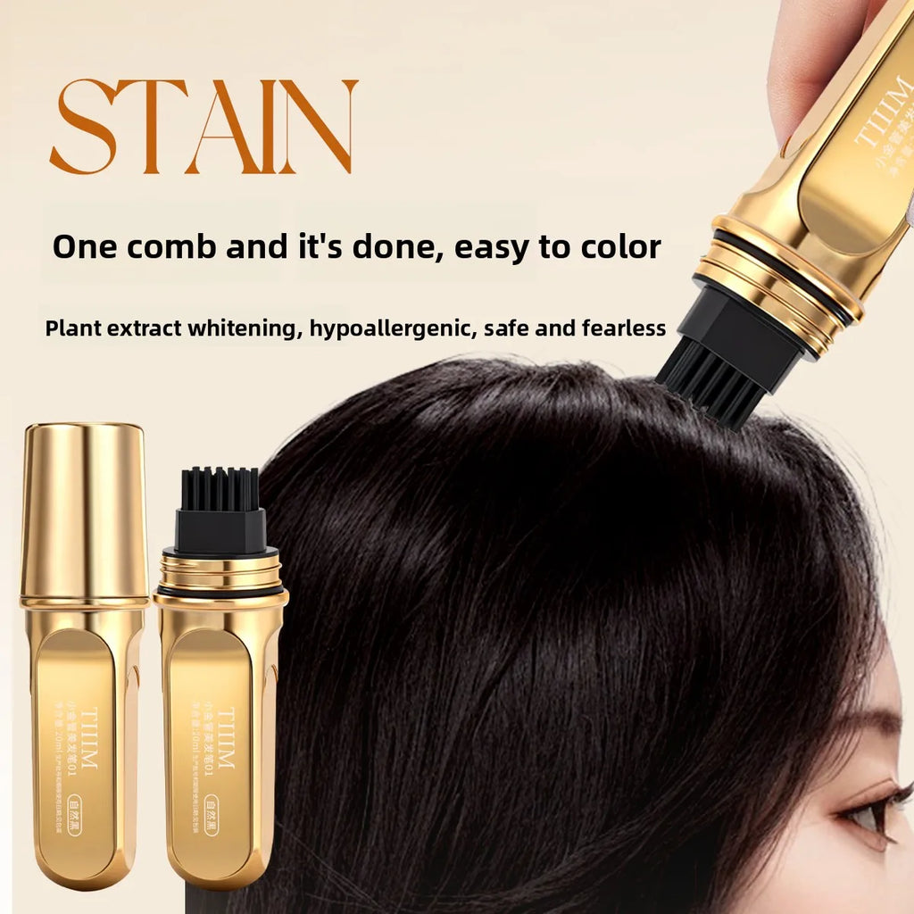 Disposable Hair Dye Pen Comb Quick Styling Coloring Instantly Covers Qme