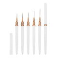 Nail Art Liner Brush UV Gel French Polish Long Lines Painting Drawing Qme white