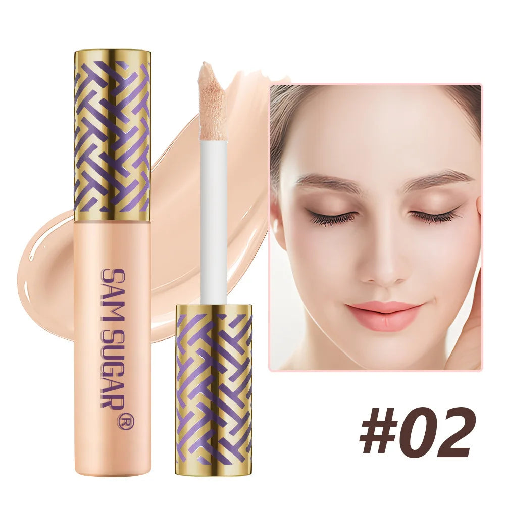Concealer Foundation Liquid Waterproof Oil-control Perfect Cover Dark Qme 02