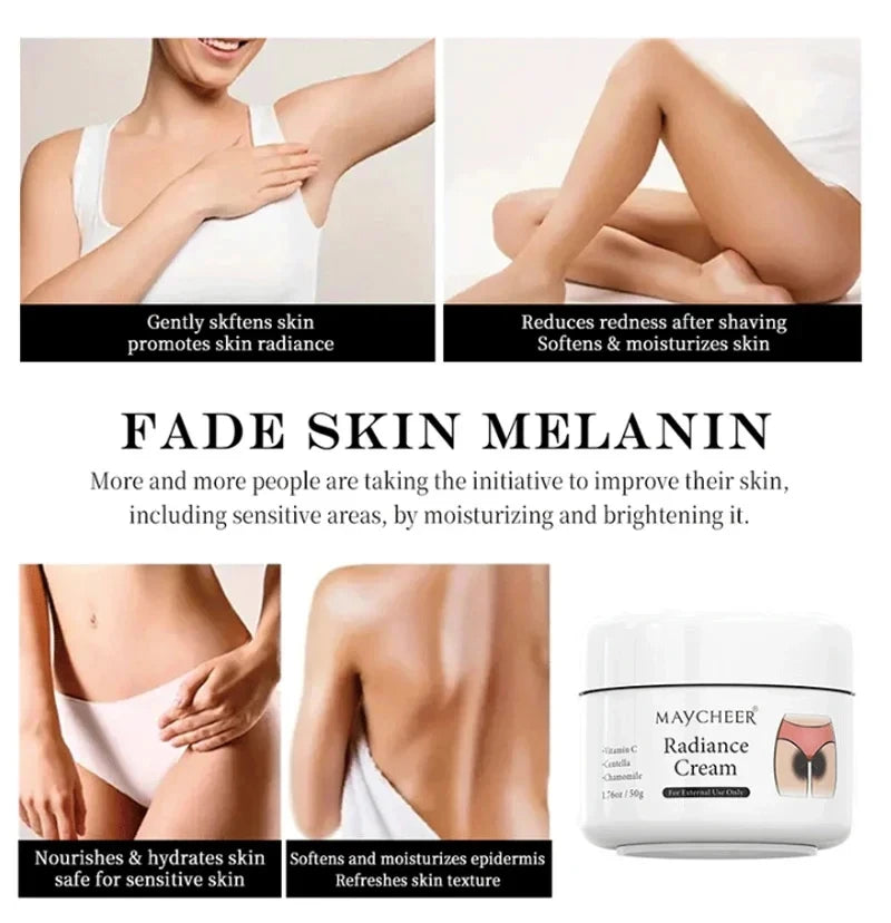Whitening Cream Private Parts Underarm Bleaching Serum Whiten Butt Knee Brighten Inner Thigh Intimate Parts Dark Remove Melanin Qme