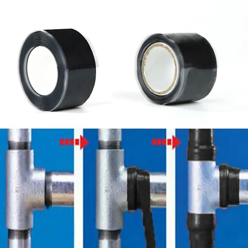 Silicone Self-Adhesive Waterproof Tape Insulation Flame Retardant Silicone High Temperature Resistant Water Pipe, Wire Qme
