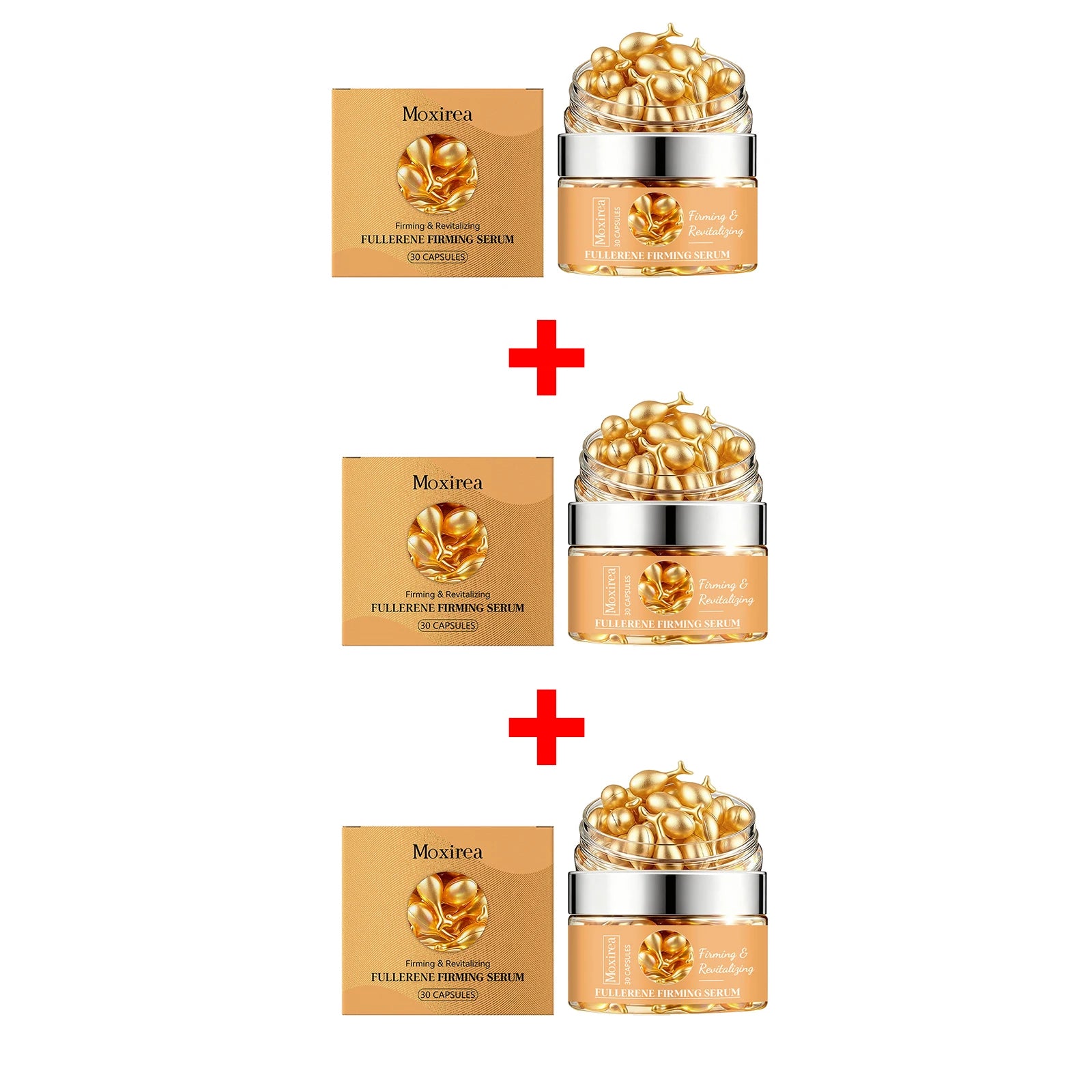 Moisturizing Firming Facial Essence Capsules Improve Rough Dullness Lighten Fine Lines Lift Outline Increase Collagen Face Serum Qme 3 Boxed