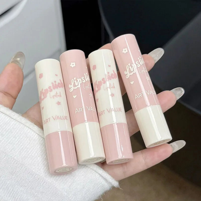 Art Value Matte Lipstick Soft Finish Subtle Sparkle Lip Gloss Ideal Qme