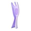 Silicone Rice Sieve Spoon Multifunctional Kitchen Drain Colander Qme Purple