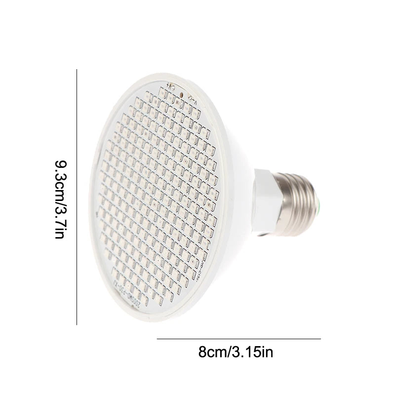 LED Red Light Therapy Bulb Lamp Clip 660nm 850nm Near Infrared Combo Qme
