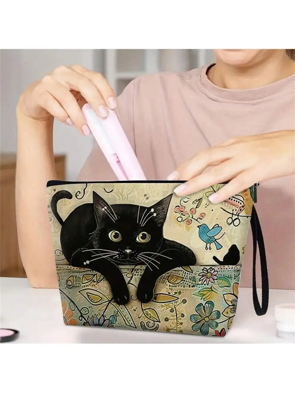 1 Multifunctional Makeup Bag File Toilet Stationery Storage Ideal Qme