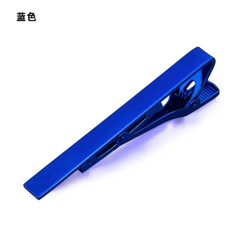 Tie Clip Fashion Ties Men Metal Tone Simple Bar Clasp Practical Qme BU