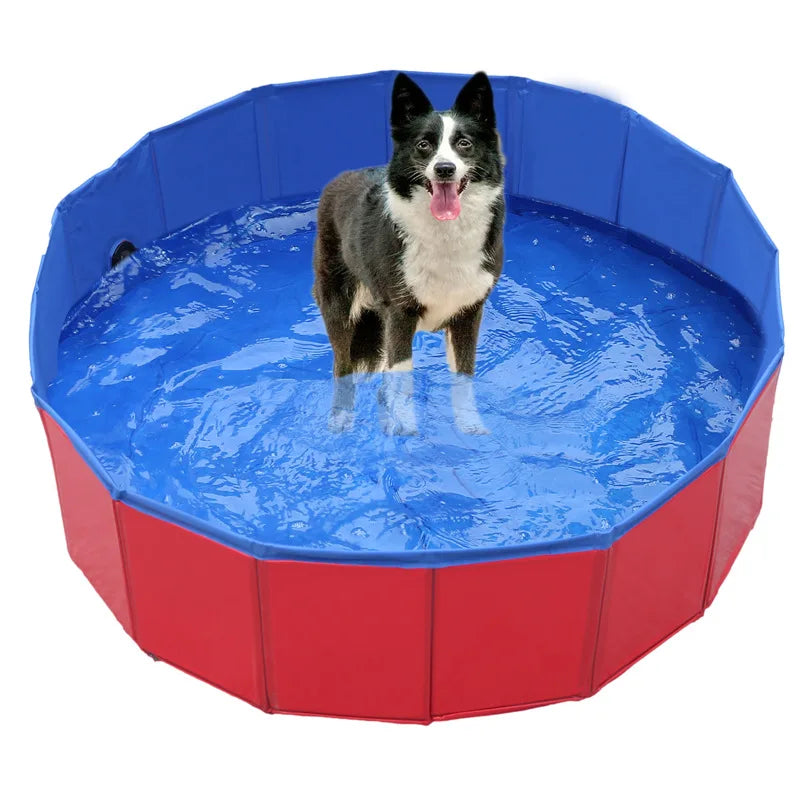 1Pc Portable Folding Foot Bath Bucket, Suitable for Swimming Pool Entrance, Multi-component Essential Pool Cleaning Accessories Qme