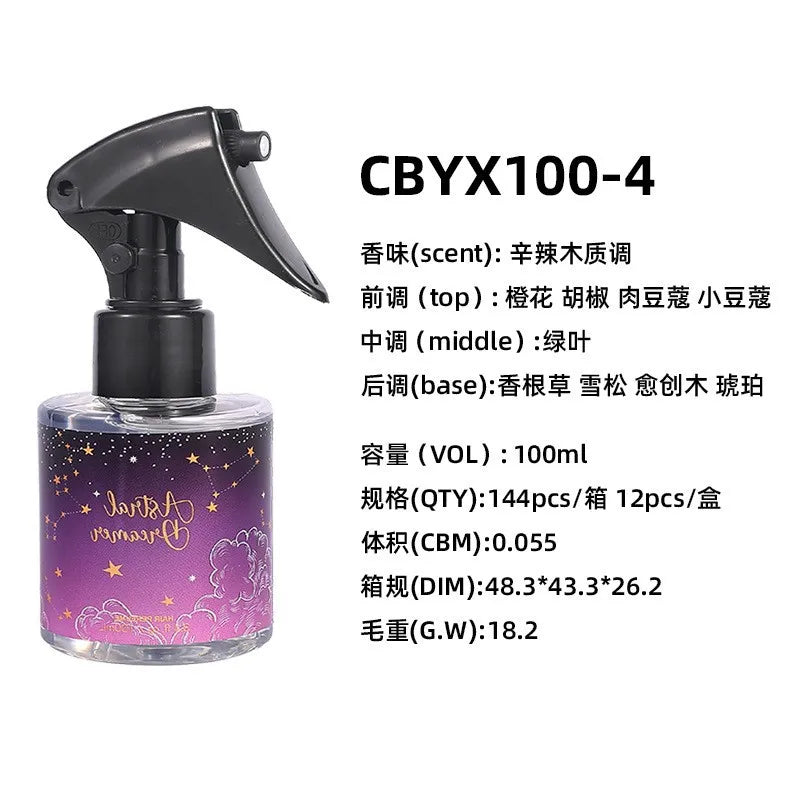 Floral Fragrance Charm Perfum Fresh Light Romantic Lady Hair Last Eau Qme Astral Dreamer