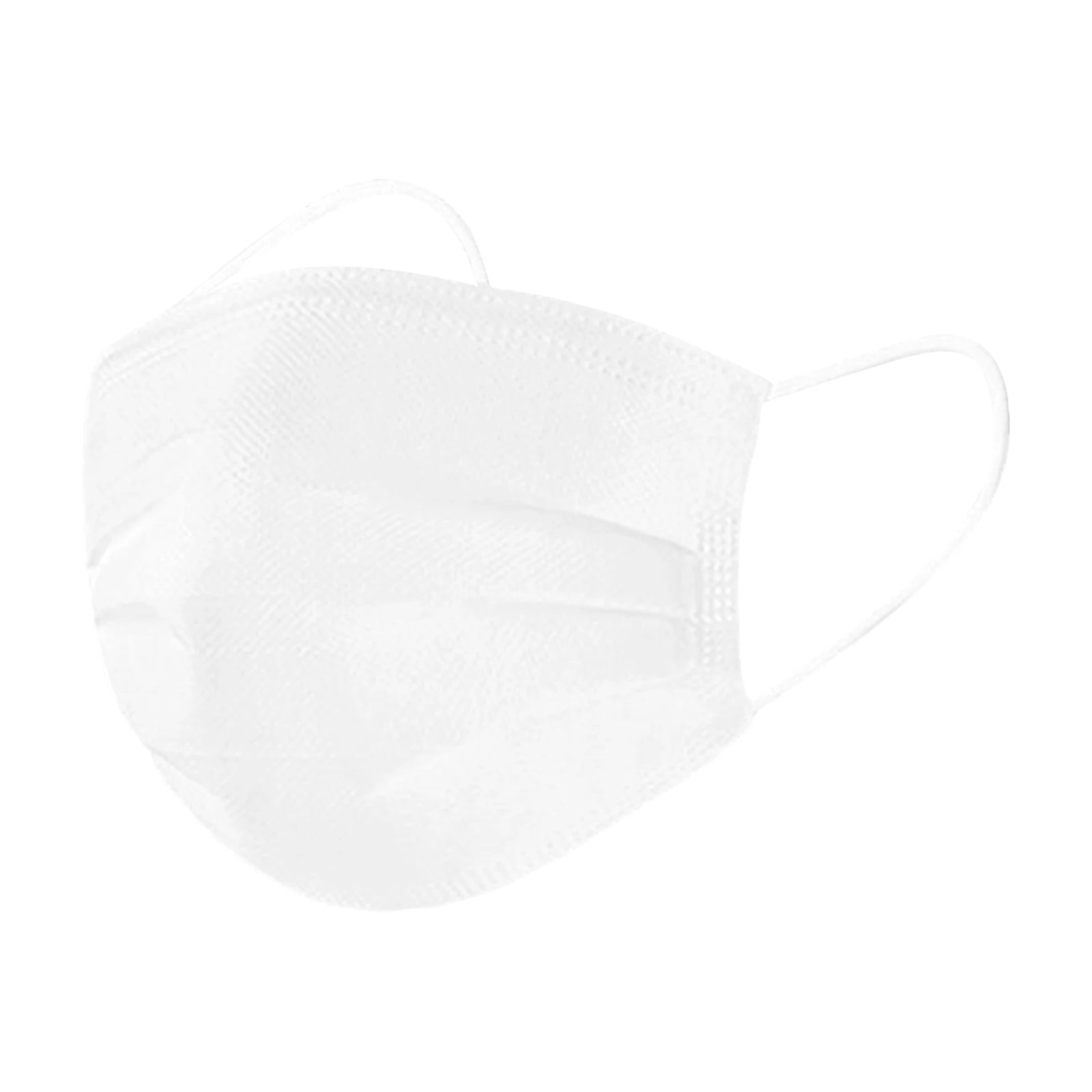 50pcs Disposable Thicken Three-layer Face Masks Safe Protective Elastic Ear Loop Face Mask Casual Outdoor Anti-Dust Masks Qme White