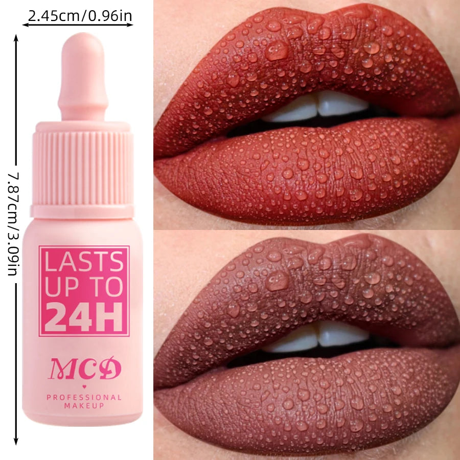 19-color Matte Lip Gloss Nude Liquid Lipstick Waterproof Long Lasting Qme