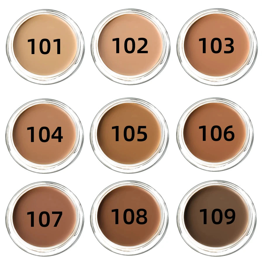 9 Colors Coverage Concealer Foudation Cover Anti Dark Circle Freckle Qme
