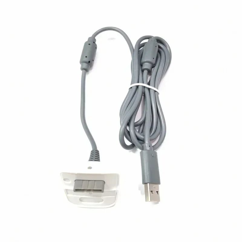3 pcs Controller Gamepad Charging Wire Cable Cord Lead Charger 1.8m Cable for Xbox 360 Wireless Controller Gamepad Adapter Qme