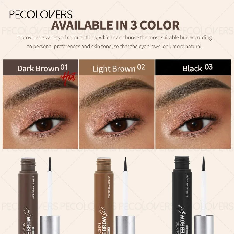 Tear-pull Eyebrow Cream Long-lasting Natural Gel Brown Black Qme