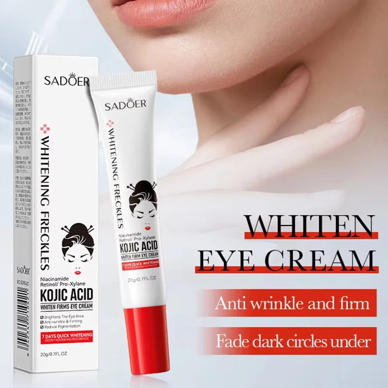 Kojic Acid Retinol Eye Cream Recuce Eye Dark Circles Decrease Eye Bags Moisturizing Firming Beauty Eyes Skin Care Products Qme