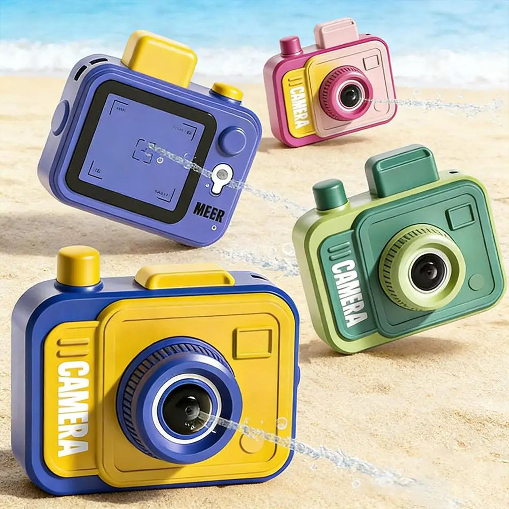Camera Water Blaster 2Way Squirt Gun Shoots Forward Backward Funny Qme