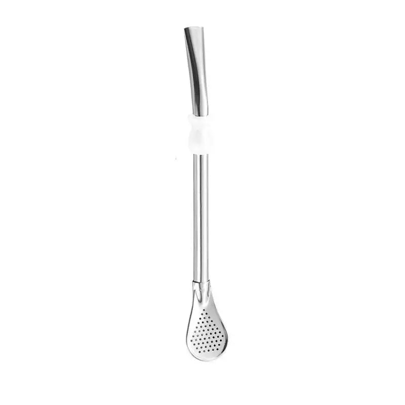 Bombilla Coffee Spoons Milk Drinking Kitchen Tools Reusable Straw Qme A3