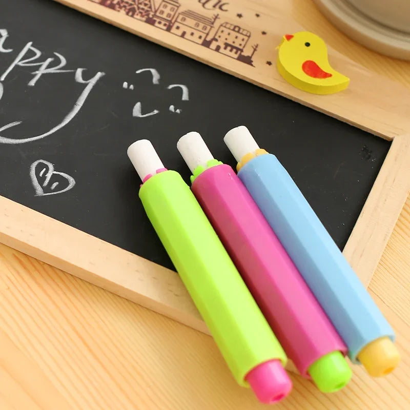 Health Non-toxic Chalk Holder Clip Colourful Holders Clean Teachers Qme